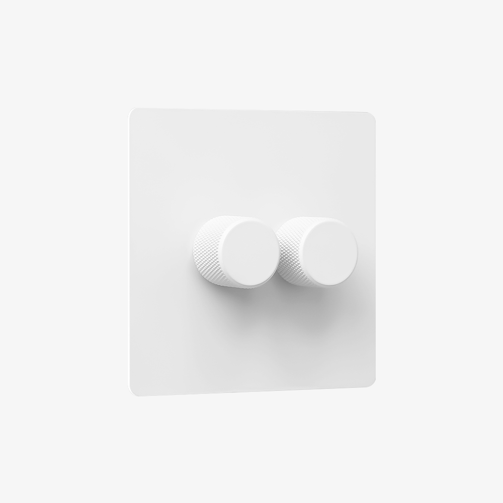 Multiway dimmer - Matt White 1-4 Gang