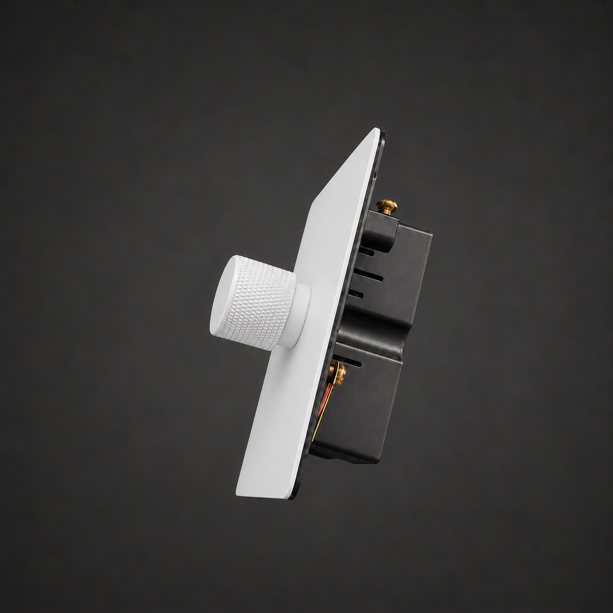 Dimmer Switch – Matt White (1–4 Gang)